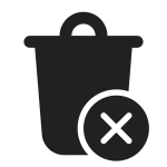 Delete Forever SVG Icon